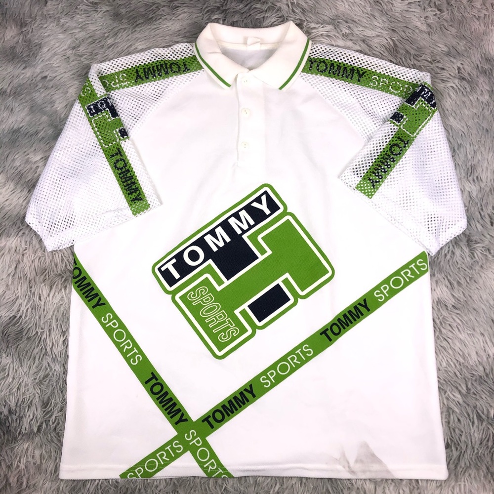 Vintage Tommy Hilfiger Sports Bootleg Polo Shirt